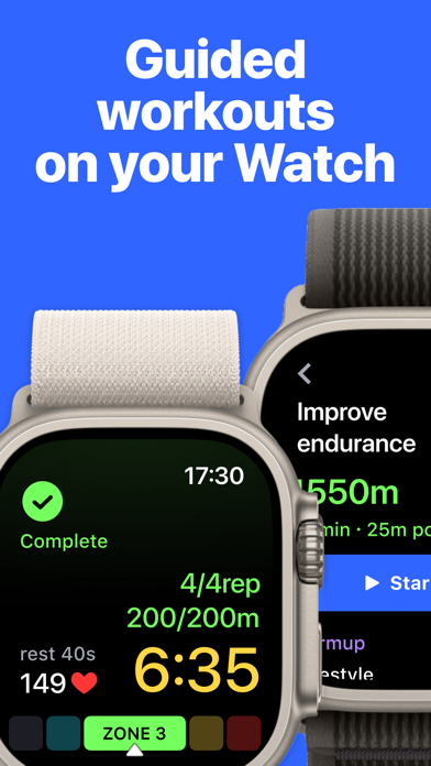 SwimUp: Swimming Workouts App Screenshot