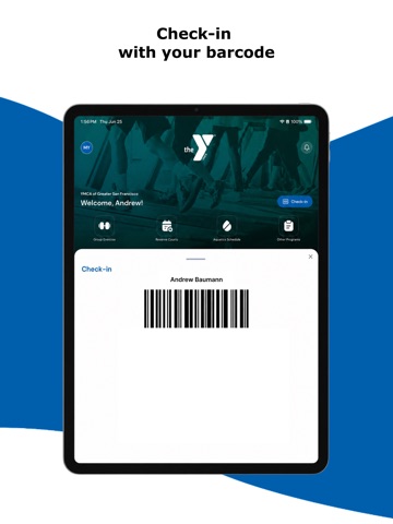 YMCA of Greater San Francisco iPad screenshot