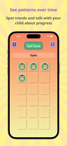 Happy + Sad Face: Reward Chart iPhone screenshot