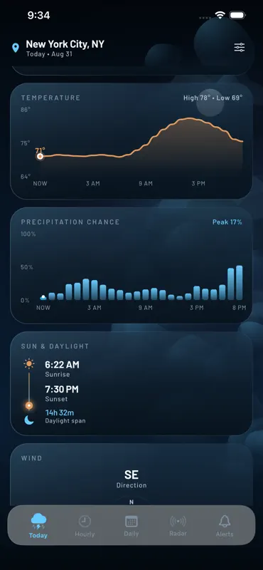WeatherOS by OTP screenshot 1 of 4