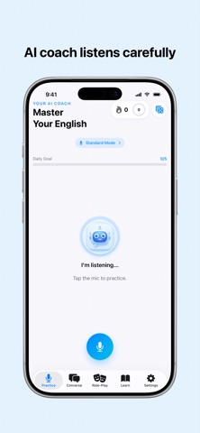 TenseUp: AI English Teacher iPhone screenshot
