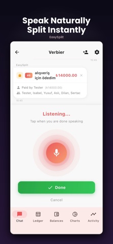 EasySplit: AI expense sharing screenshot