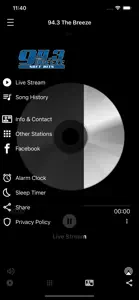 WZNL 94.3 The Breeze screenshot #2 for iPhone