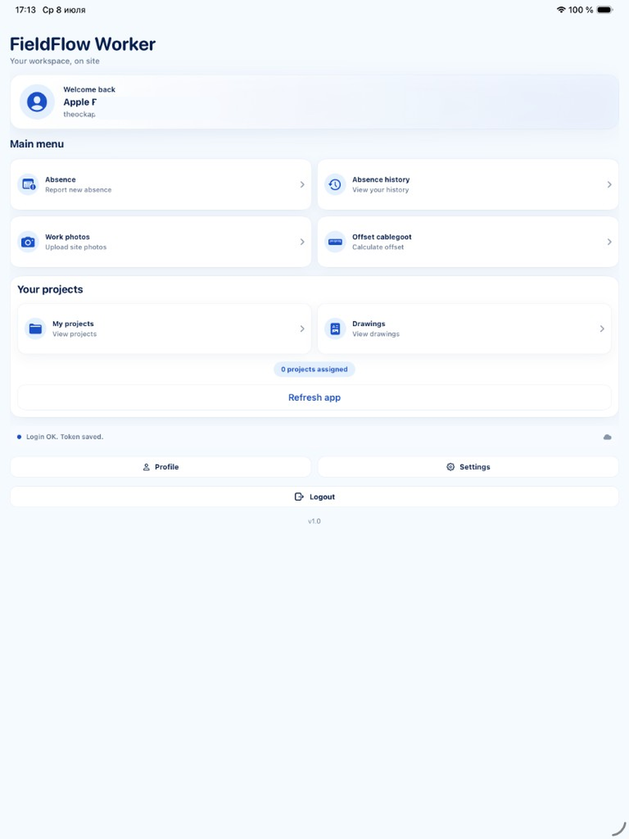 FieldFlow Worker screenshot 5