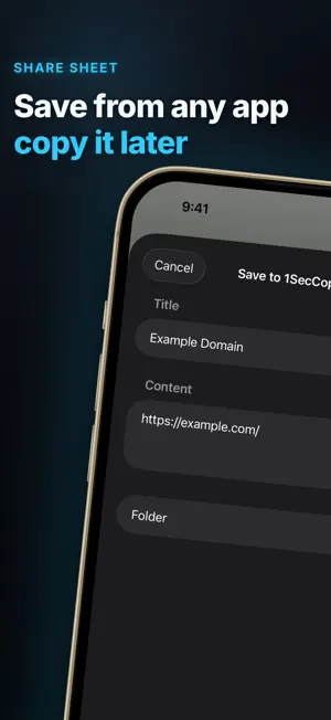 1SecCopy: Clipboard & Keyboard screenshot 4