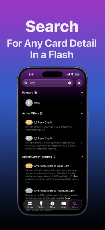 CardPointers for Credit Cards screenshot 10 of 10
