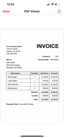 Simple PDF Convert screenshot
