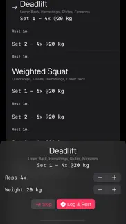 milofit - workout tracker iphone screenshot 2