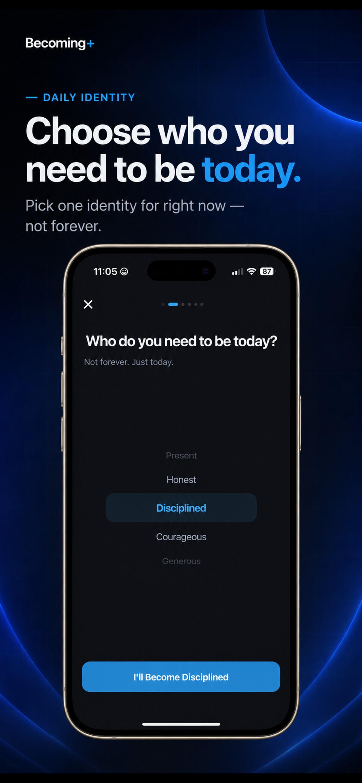 Screenshot 1 of Becoming+