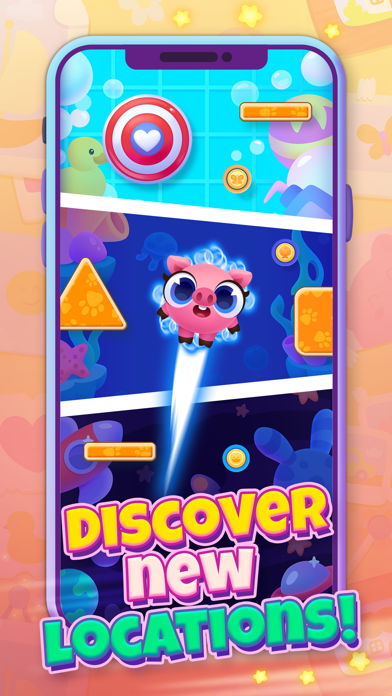 Jolly Springs: Rope Swing Game Screenshot
