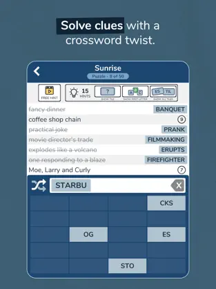 7 Little Words puzzle screenshot