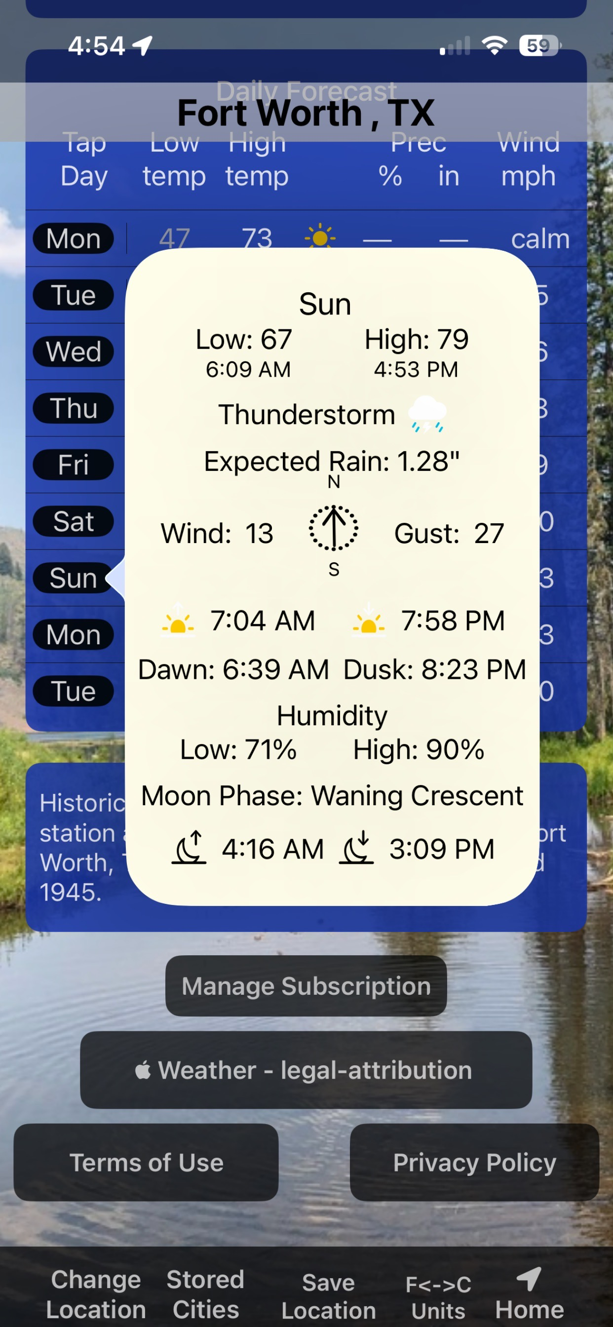 Historical Weather