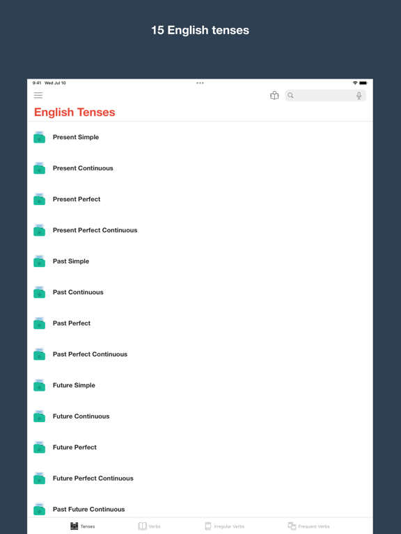 Screenshot #4 pour English Tenses In Use