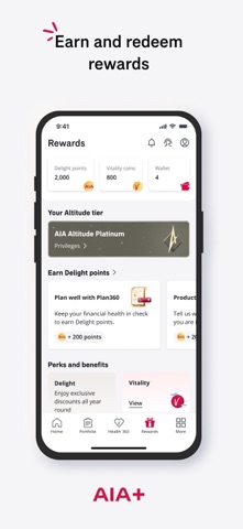 AIA+ Singapore screenshot