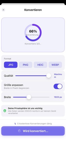Foto Konverter Pro screenshot