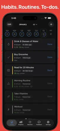Habit Hub: Screenshot 1 von 10