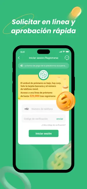 mexcredtio-prestamos de dinero iPhone screenshot 2
