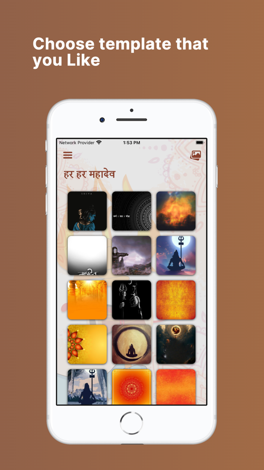 #2. Mahadev Greeting Maker (iOS) Podle: Nitin Gohel