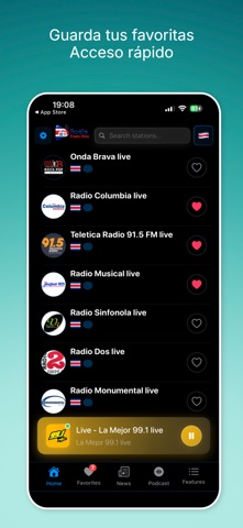 Radio Costa Rica FM AM Live screenshot