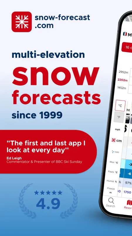 Snow-Forecast: Weather Maps screenshot 1 of 9