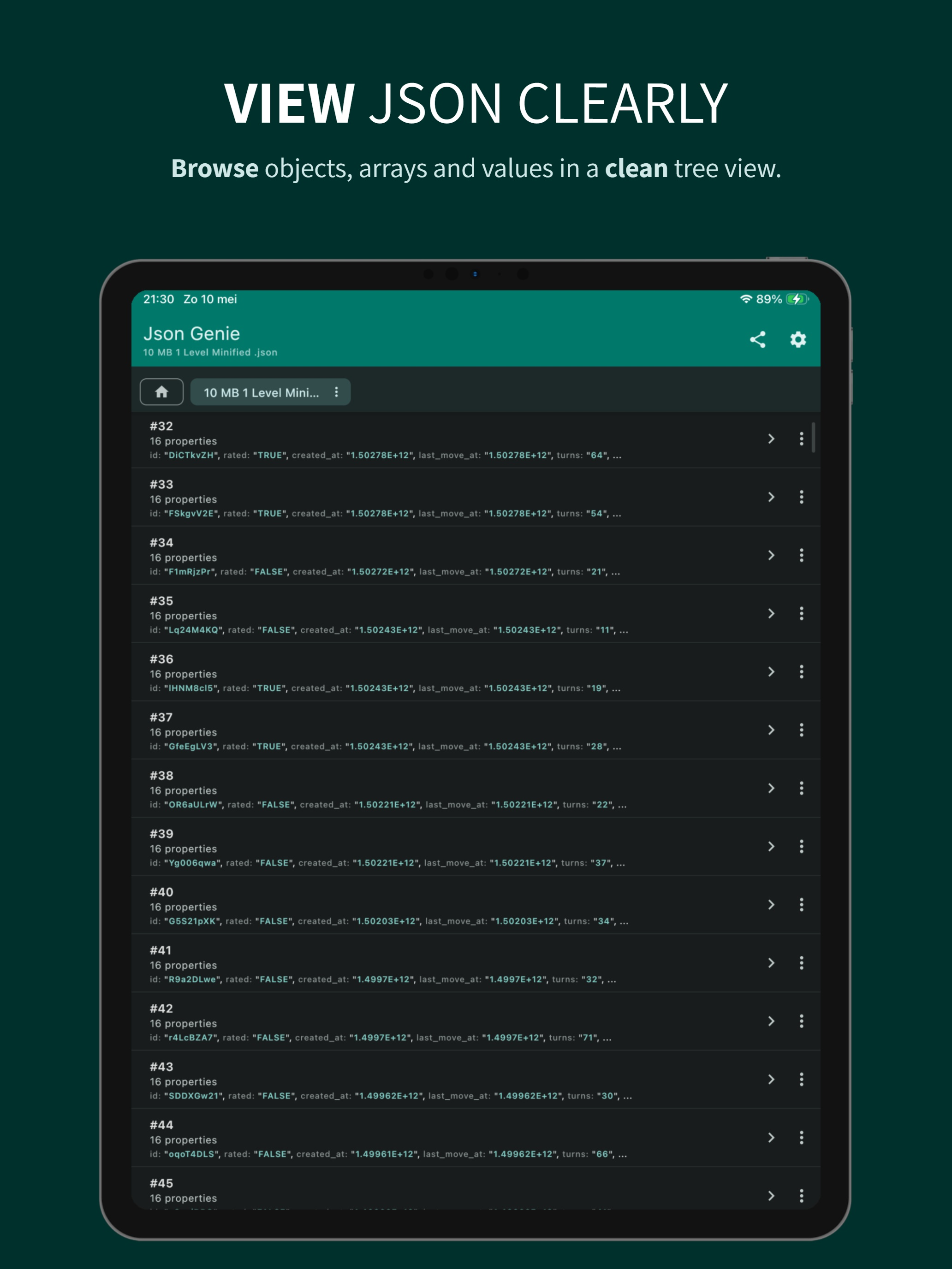 Json Genie: JSON Editor/Viewer