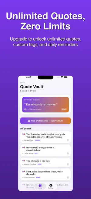 Quote Vault - Daily Inspo screenshot 3