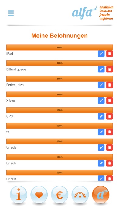 Rauchfrei mit Alfa Screenshot