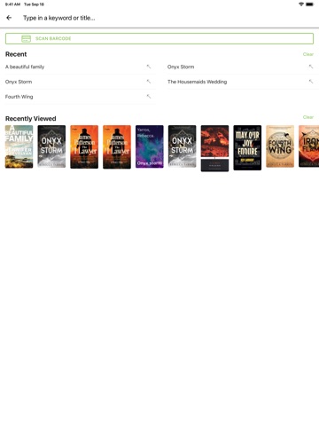 Invercargill City Libraries iPad screenshot