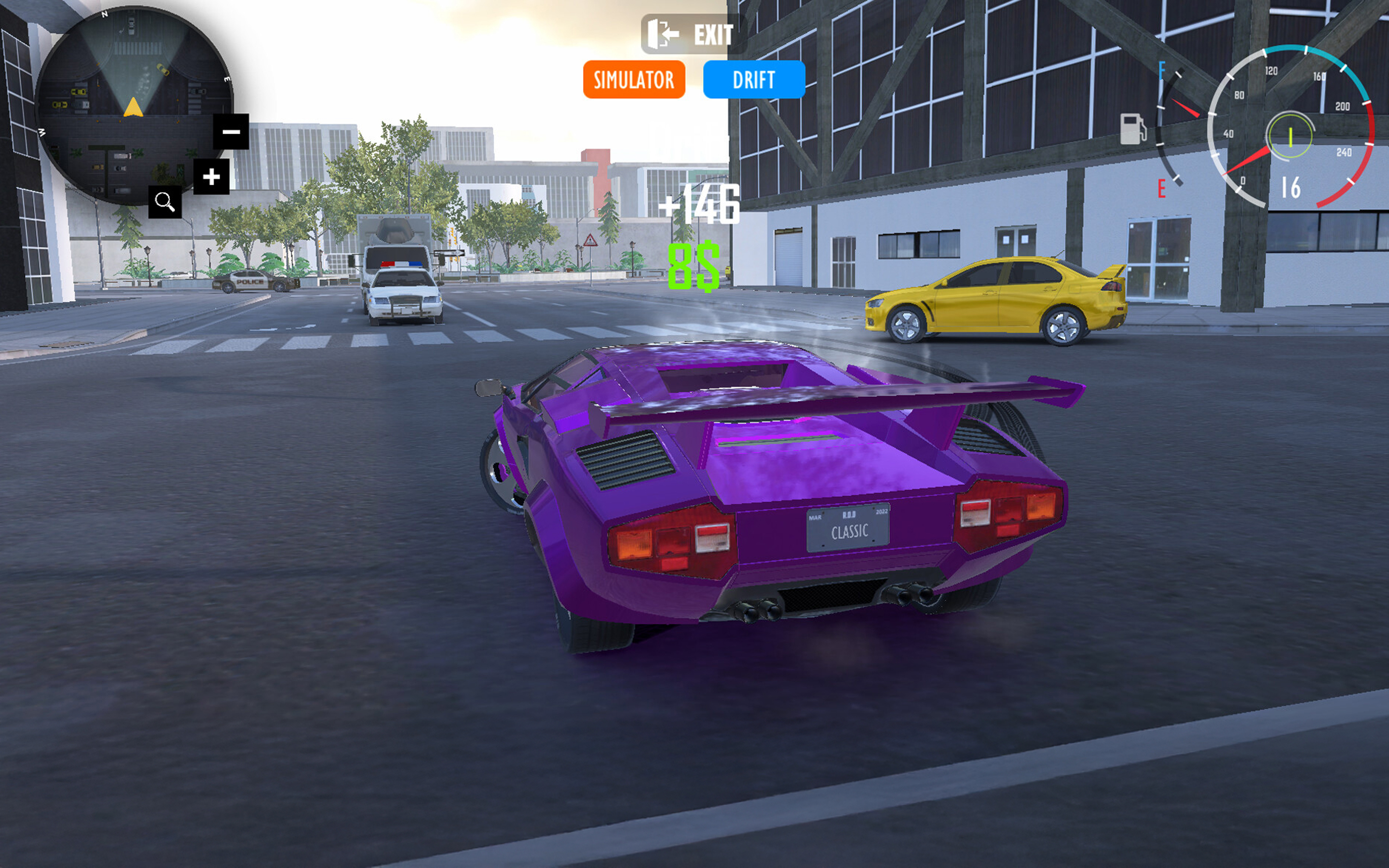 Classic Car Drive Simulator screenshot 9