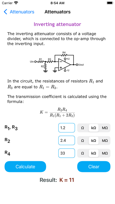 Operational Amplifiers Pro Screenshot