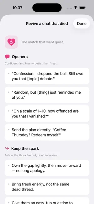 Suave: Rizz & Flirting Coach screenshot 4