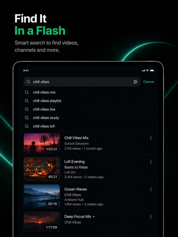 Pure Tuber Pro iPad screenshot 2