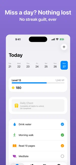 Habit Tracker Garden - Loopy screenshot 4