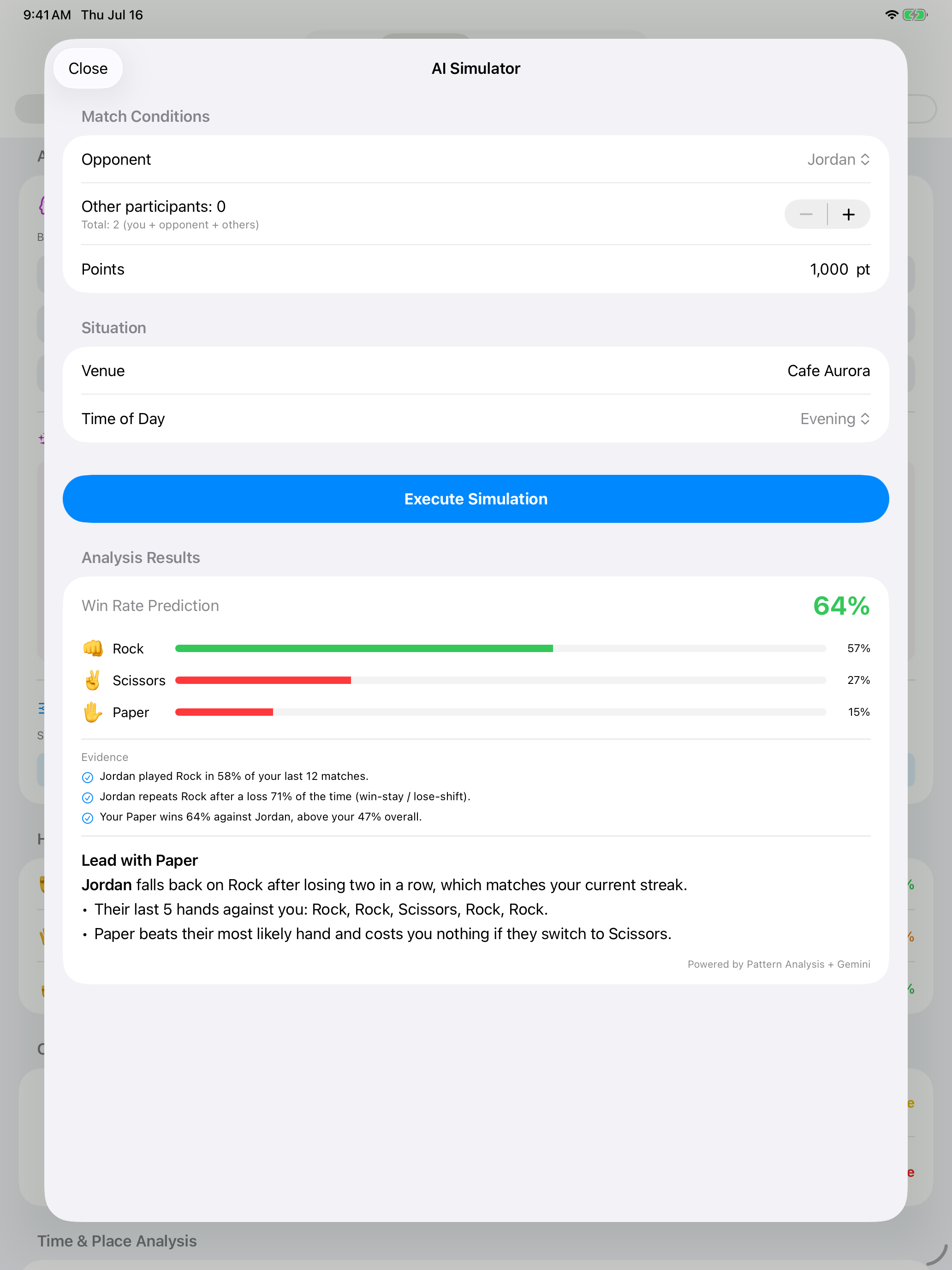 Rock Paper Scissors AI - Stats screenshot 10