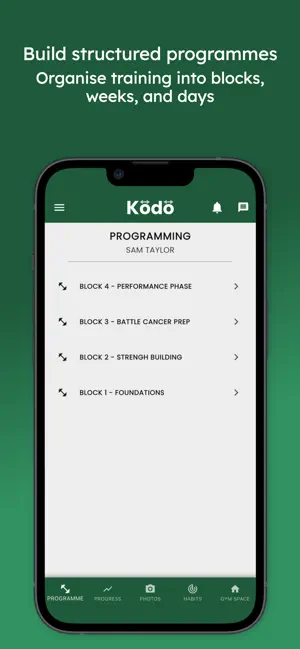Kodo Fitness: PT Coaching App screenshot 2
