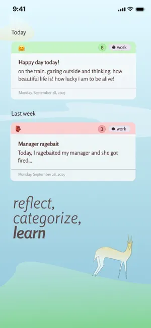 Gazelle - journal & diary screenshot 3