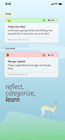 Gazelle - journal & diary Screenshot 3 of 3