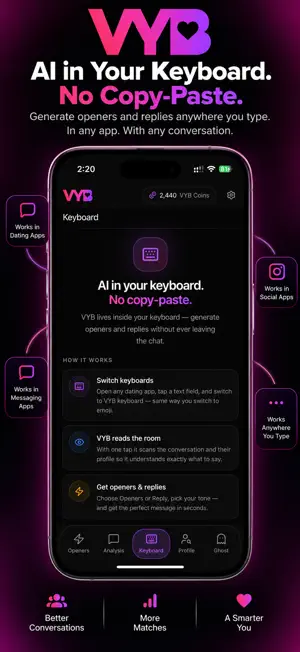 VYB - AI Dating Coach screenshot 3