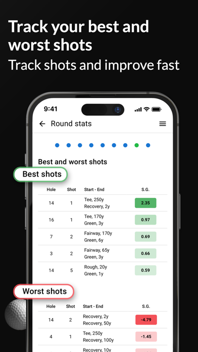 golfity: track golf scores Screenshot