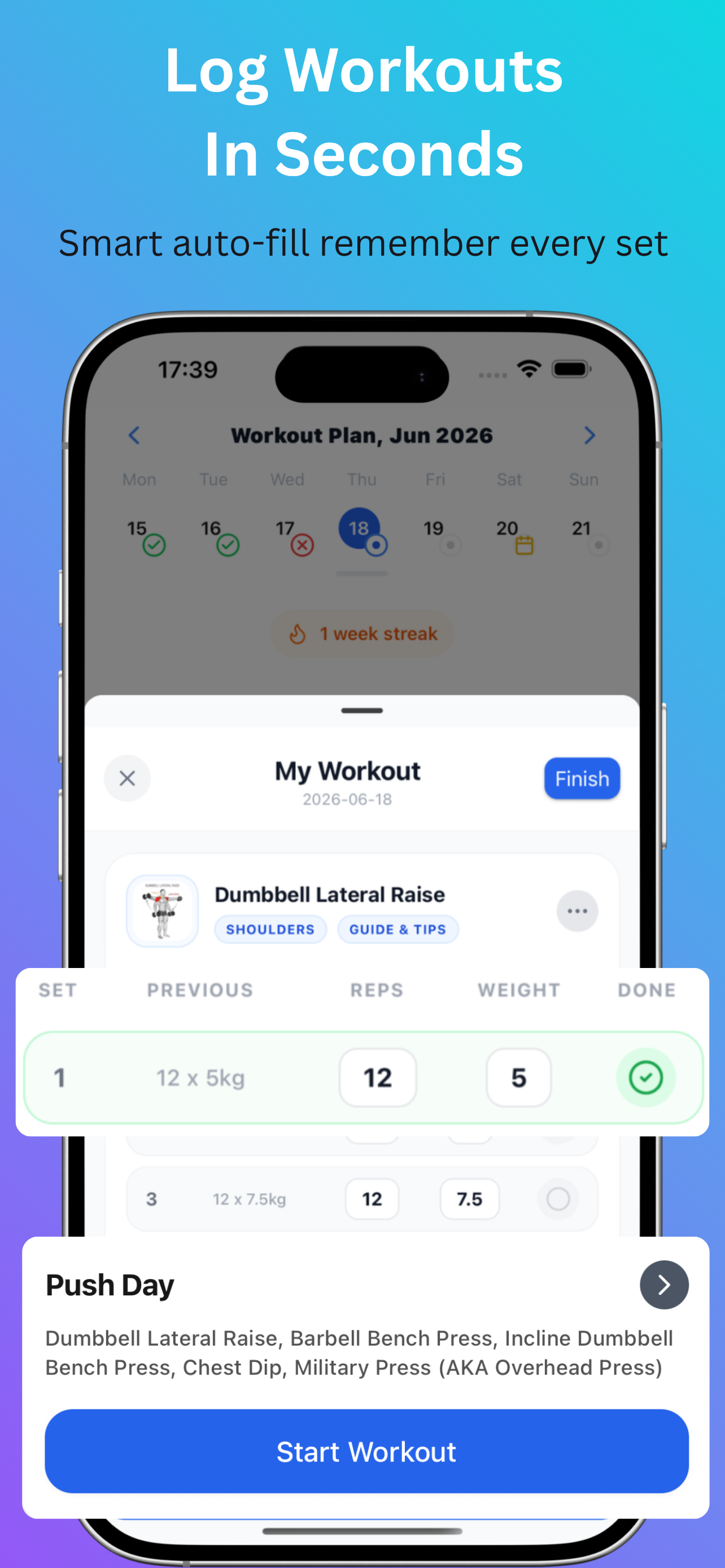 FitzyGo Workout Plan & Tracker screenshot 2