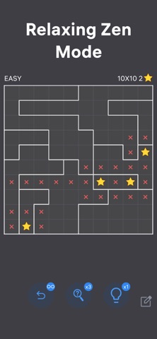 Star Battle! Logic Puzzles iPhone screenshot