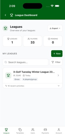 Golfer by Tournamatch iPhone screenshot