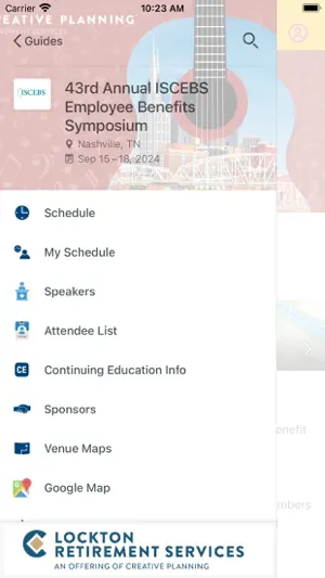 ISCEBS Symposium screenshot 2