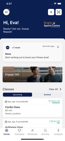 Bright Sports Centre Fitness screenshot