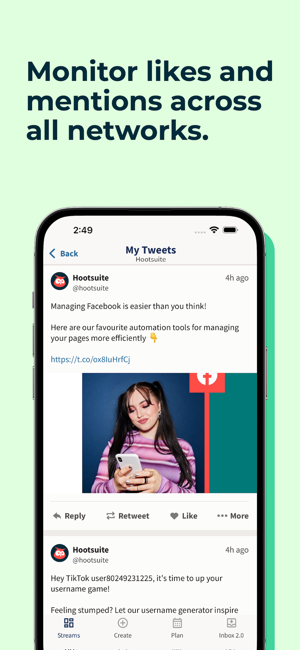 ‎Hootsuite - Social Media Tools Screenshot