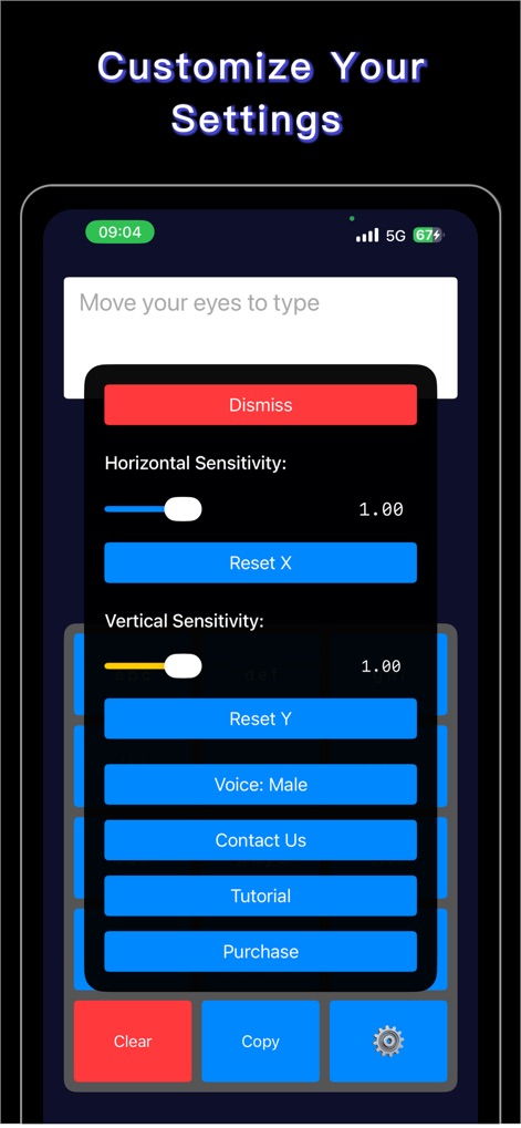Eye Keyboard-Input with eyes - App de Medicina | MWM