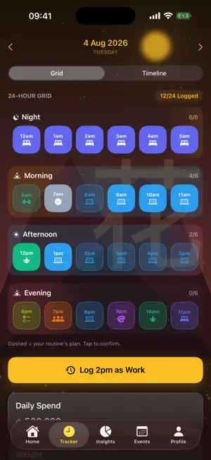Weftly - Time Tracker & Diary screenshot 2