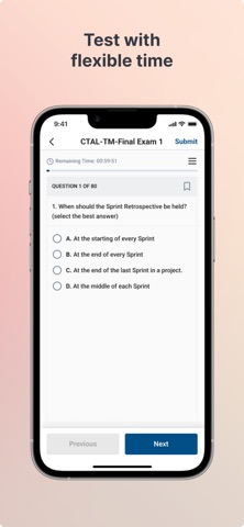 ISTQB Management ExamSimulator screenshot