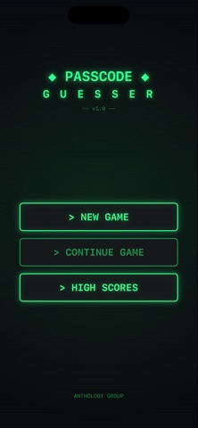 Passcode Guesser iPhone screenshot