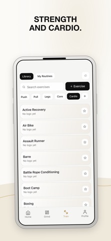 NOVA lifestyle - Gym Tracker iPhone screenshot